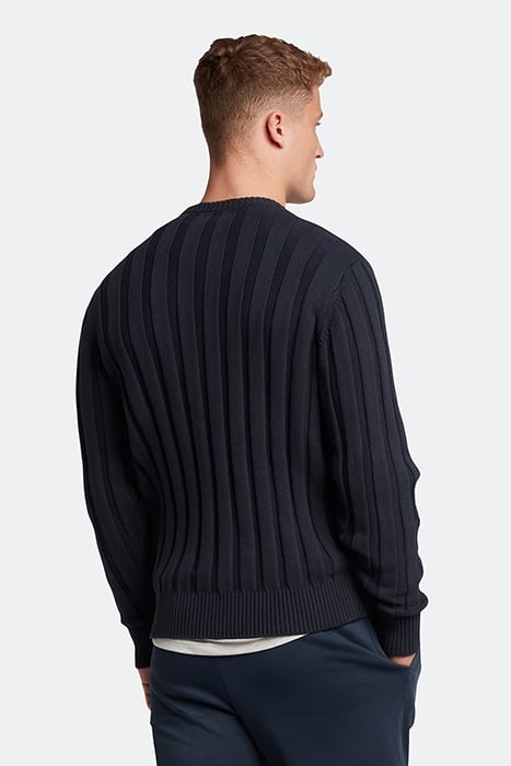 RELIEF STITCH JUMPER DARK NAVY 2