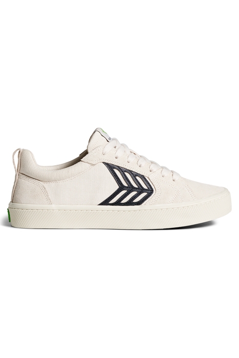 UNISEX CATIBA PRO SKATE WHITE SUEDE AND CANVAS SNEAKER 1