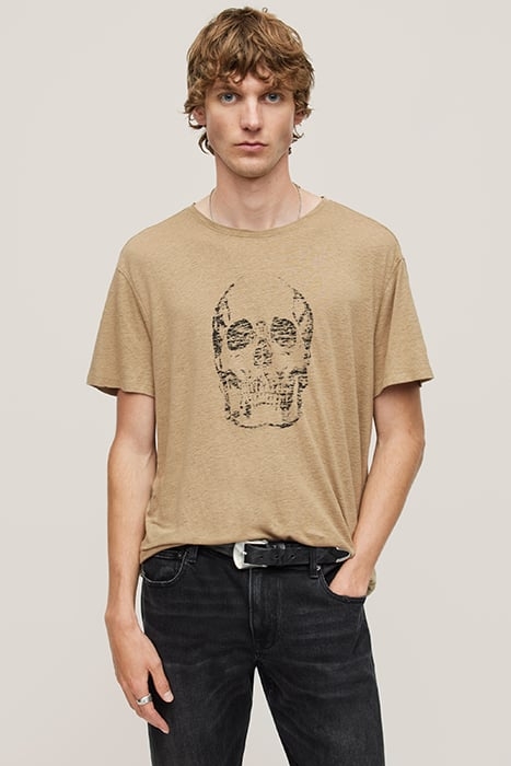 SS CREW TEE - SKULL HEMP 1