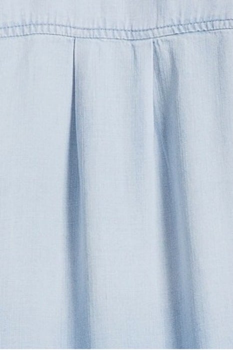 LONG SLEEVE A-LINE DRESS CARIBBEAN WASH 5