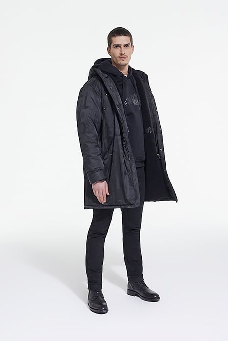 PARKA DOUBLEE DE FAUX MOUTON BLACK 3