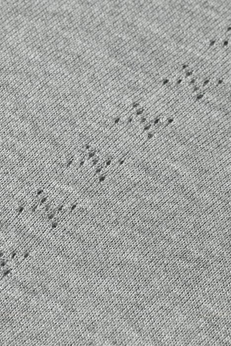 ROLL NECK PULLOVER MID GREY MELANGE 8