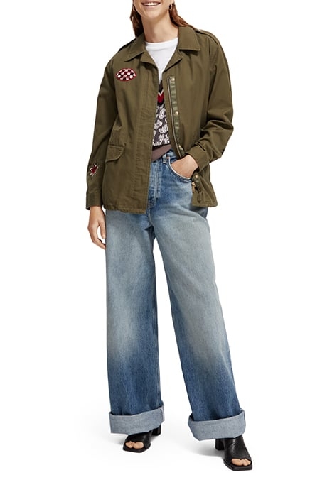 EMBROIDERED FESTIVAL JACKET MILITARY 3