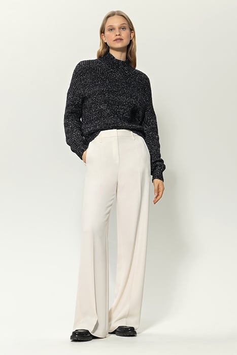 WIDELEG CRÊPE PANTS CREAM 1