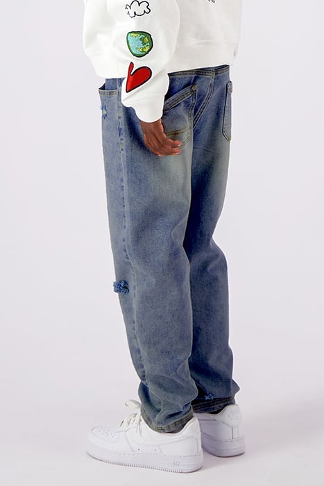 STRAIGHT FIT DENIM BLUE 3