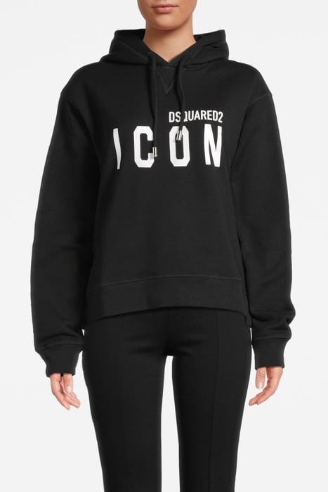 HOODIE ICON BLACK 1