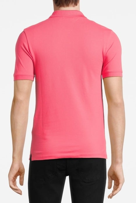 PLAIN POLO SHIRT ELECTRIC PINK 2