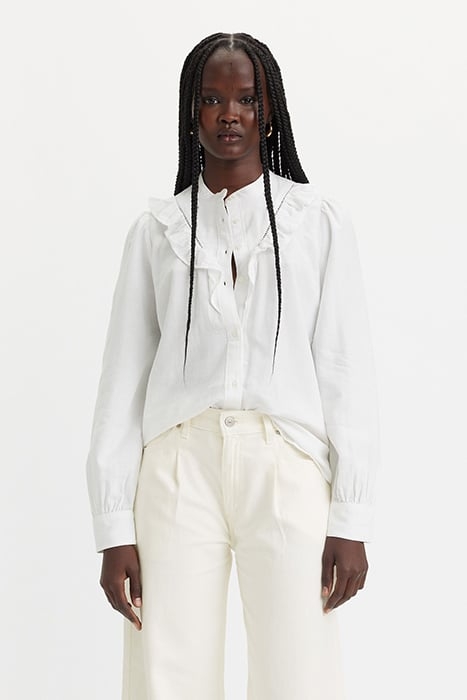 CARINNA BUTTON-DOWN SHIRT BEIGE 1