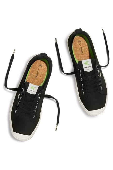 UNISEX OCA LOW BLACK CANVAS SNEAKER 3