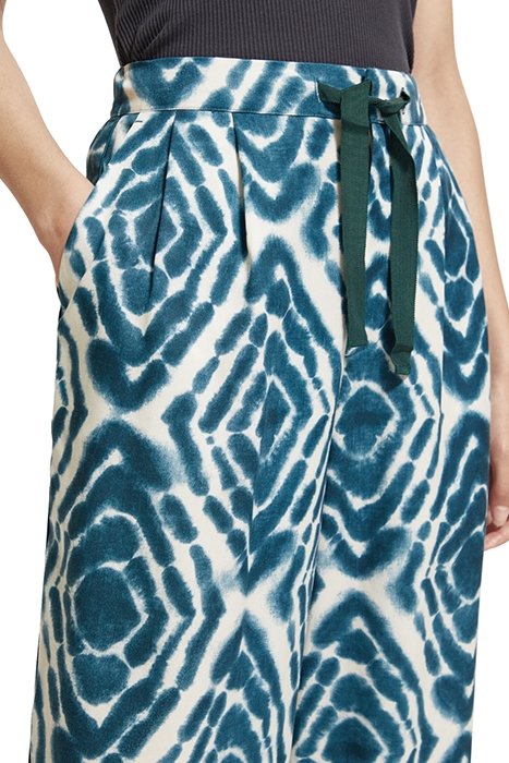 ELENI - HIGH RISE WIDE LEG PYJAMA PANTS DISCO TIE DYE BOTTLE 7