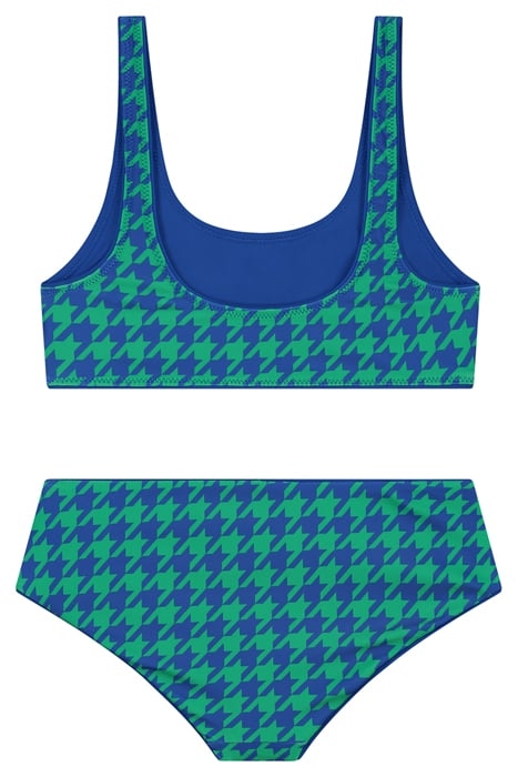 GIRLS RUBY REVERSIBLE BIKINI SET TROPIC GREEN MIX 2