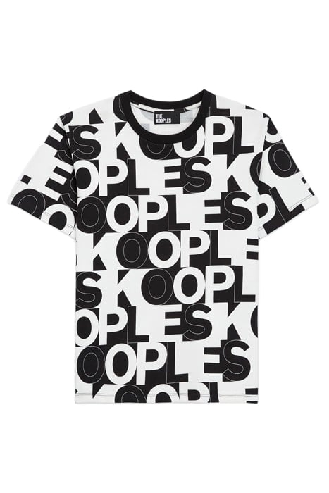 T SHIRT MONOGRAMME BLACK / WHITE 3