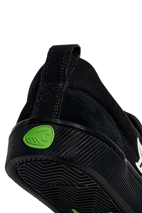 SLIP ON SKATE PRO ALL BLACK SUEDE AND CANVAS SNEAKER 5