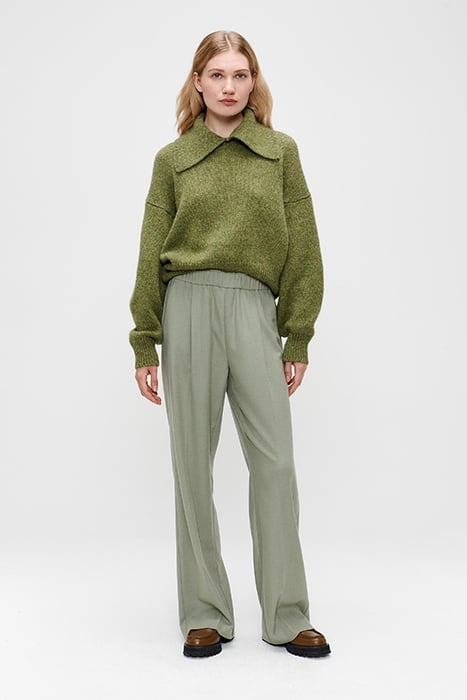 DUKE FLANNEL PANTS SAGE GREEN 2