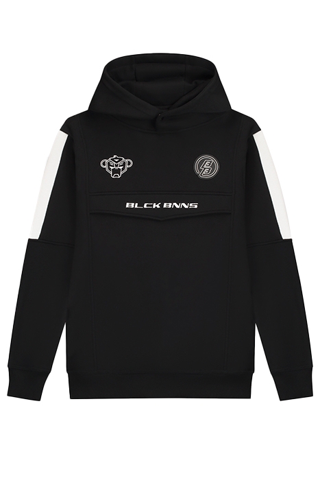 ANORAK STRIPE HOODIE BLACK 3