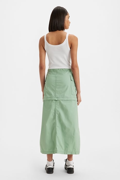 CONVERTIBLE MINI SKIRT GREEN 2