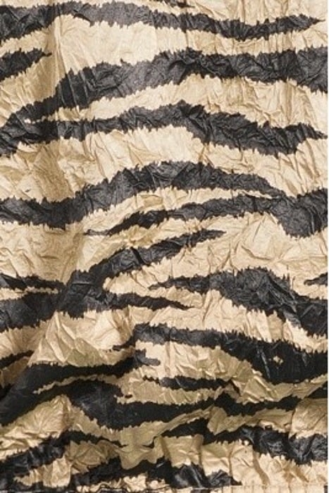 CRINKLED SATIN BLOUSE PALE KHAKI 5