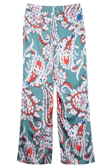 S.OLIVER PANTS GREEN PRINT 2