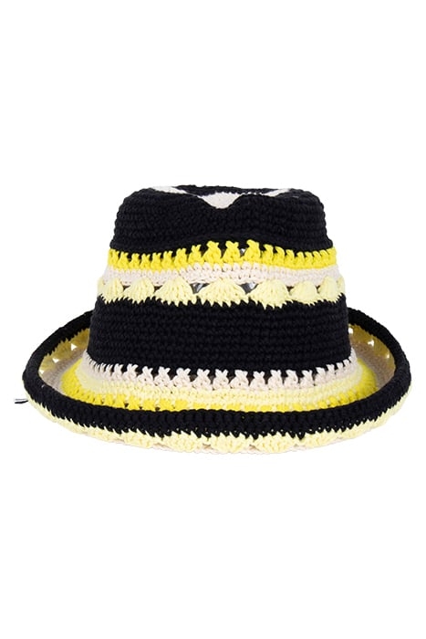 COTTON CROCHET BUCKET HAT GOLDEN KIWI 2
