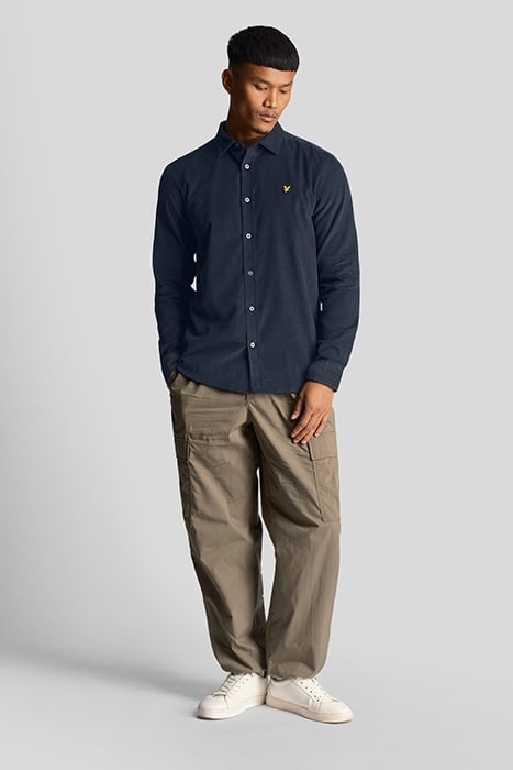 NEEDLE CORD SHIRT MUDDY NAVY 3