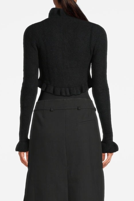 SOFT WOOL BOLERO BLACK 2