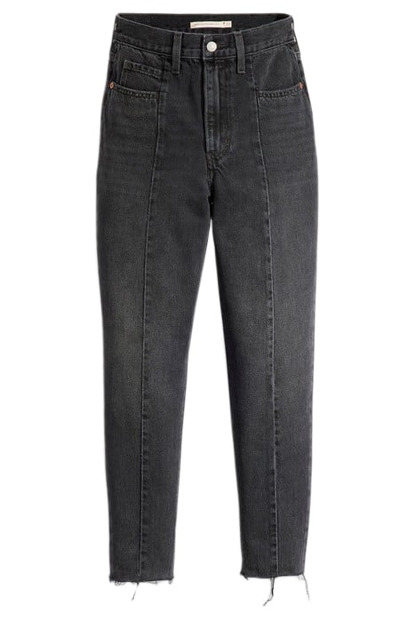 HIGH WAISTED JEANS IN WASHED BLACK 3