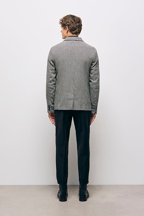 VESTE SEULE MOTIF PIED DE POULE BLACK WHITE 2