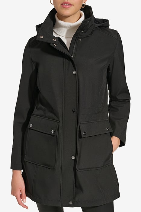 ZIP FRONT SOFTSHELL BLACK 1