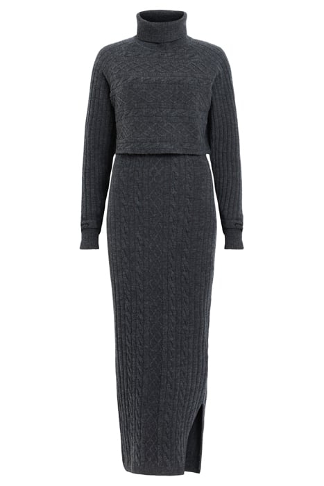 MURIEL DRESS CINDER BLACK 3