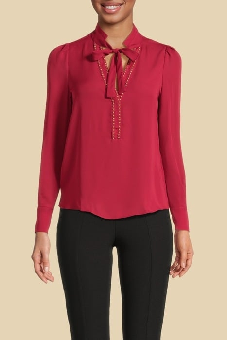 CIRCE SHIRT DEEP BLOUSE SCARLET 1