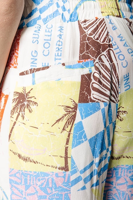 MELODY PATCHWORK STRAIGHT PANTS MULTICOLOR 5