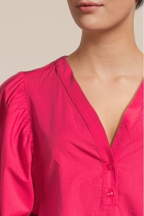 TOP PUFFY SLEEVES COTTON REDS 4