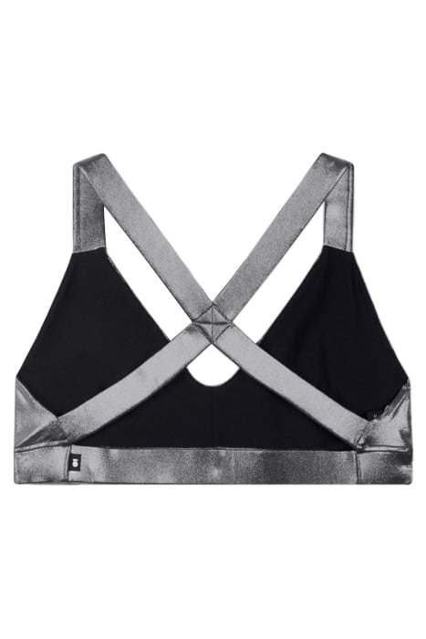 SHINY SPORTY BRA SILVER 4
