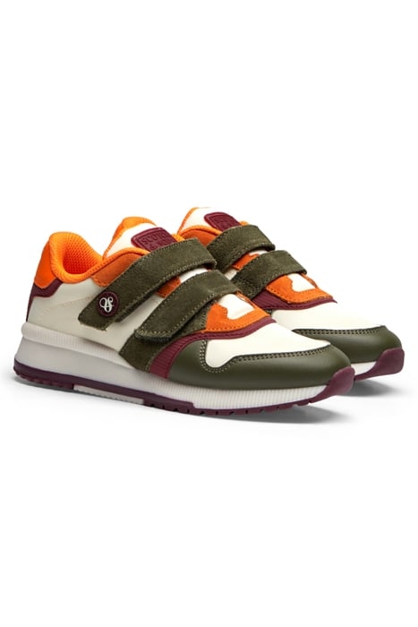 GIRLS VIVINA VELCRO SNEAKER ARMY GREEN MULTI 2