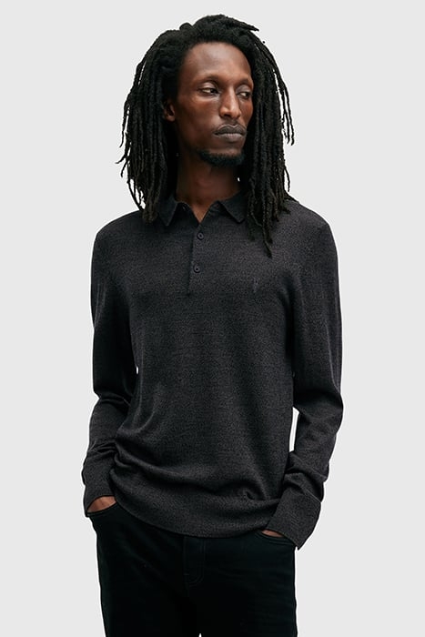 MODE MERINO LS POLO MARLEY GREEN 1