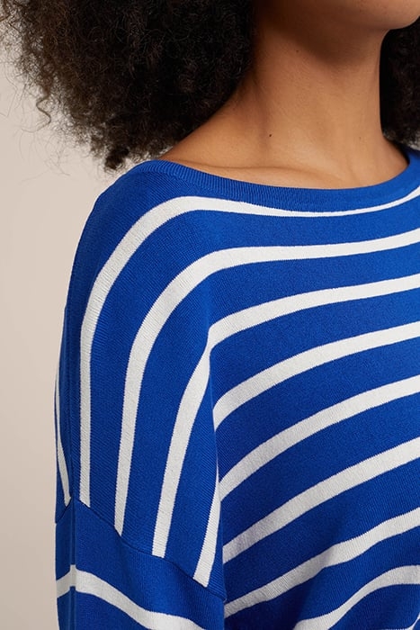 KNITTED PULLOVER COBALT BLUE 5