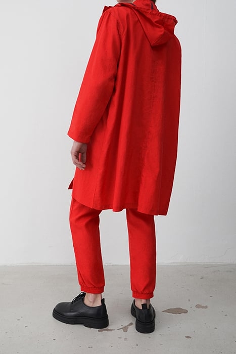 LONG LOOSE HOODED PARKA FLAMENCO 2