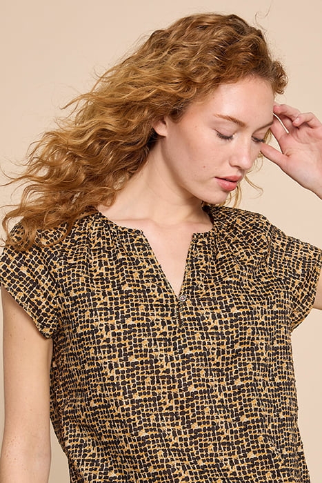 KERI COTTON TOP BLACK PRINTED 6