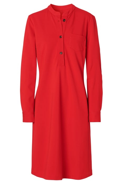 LACEY POLO DRESS RADICAL RED 3