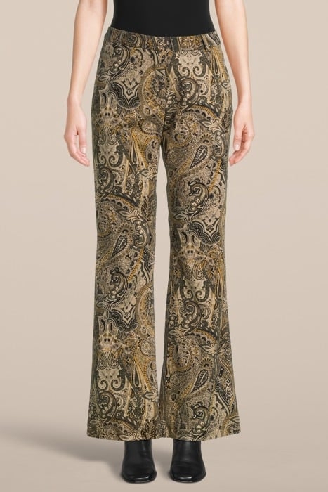 FLARED TROUSERS PAISLEY FANTASY PRINTS 1