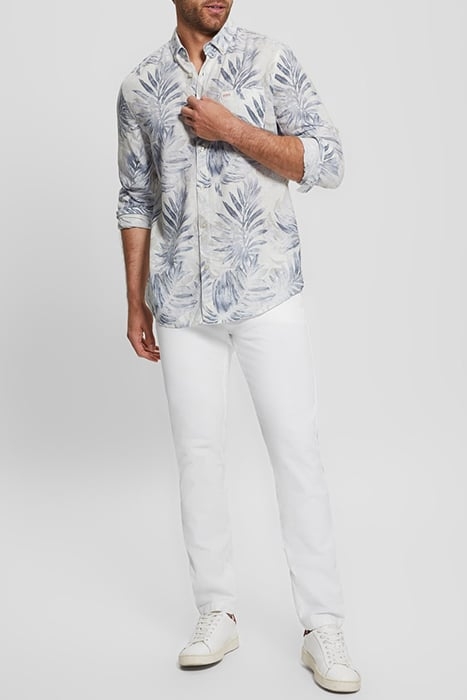 LS COLLINS AOP SHIRT BLUE FOLIAGE 3
