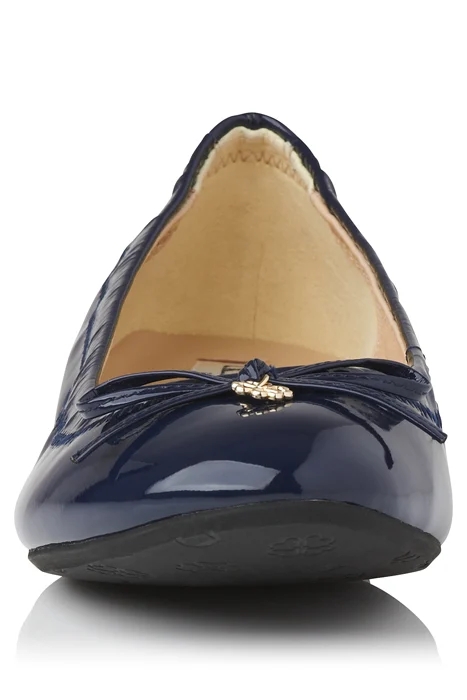 OSSIE BALLERINA RUBBER NAVY 3