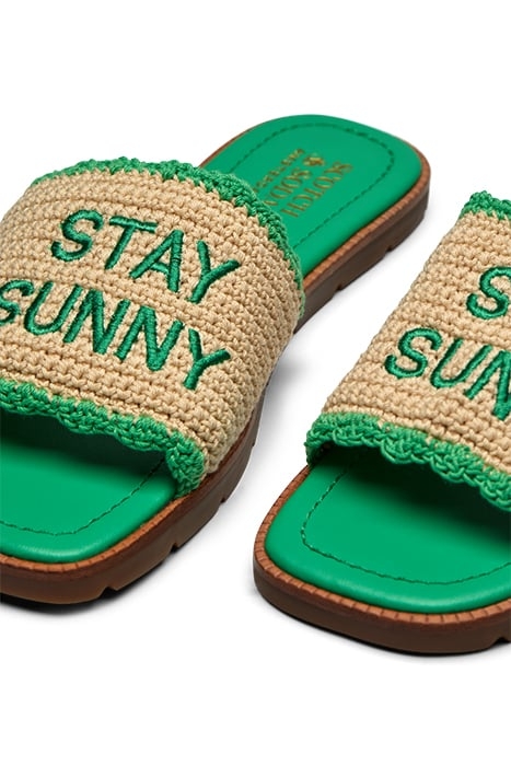 TILDA - SANDAL GREEN/ECRU 5