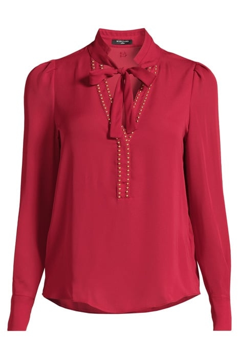 CIRCE SHIRT DEEP BLOUSE SCARLET 3