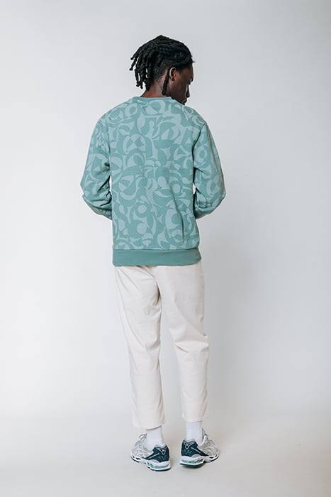 SWIRL BASIC SWEAT GREY BLUE 2