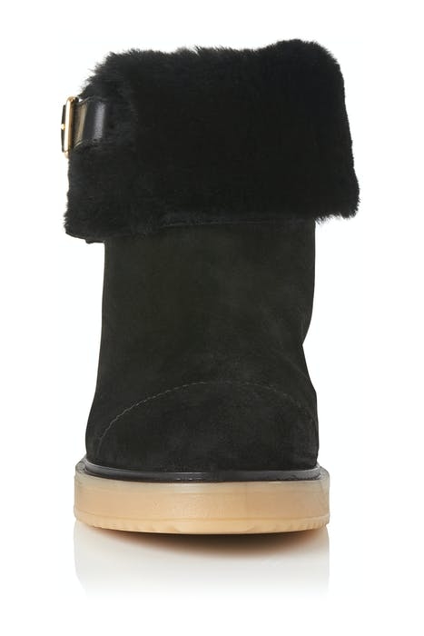 MACI SHEARLING ANKLE BOOT BLACK 4