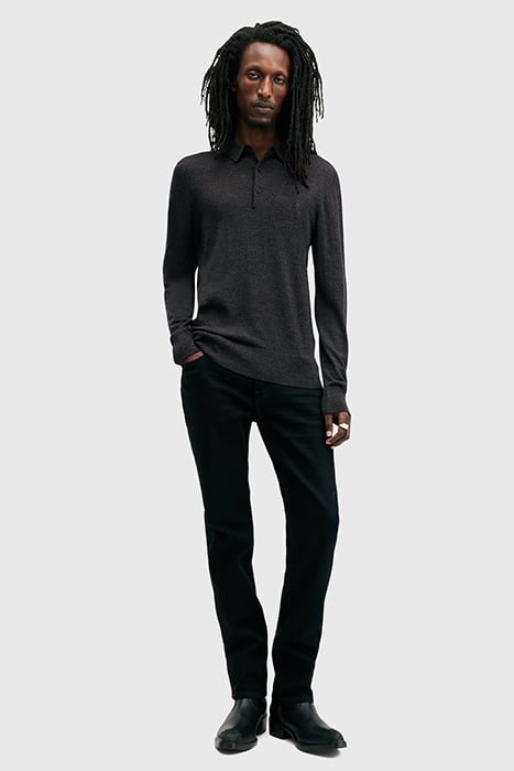 MODE MERINO LS POLO MARLEY GREEN 3