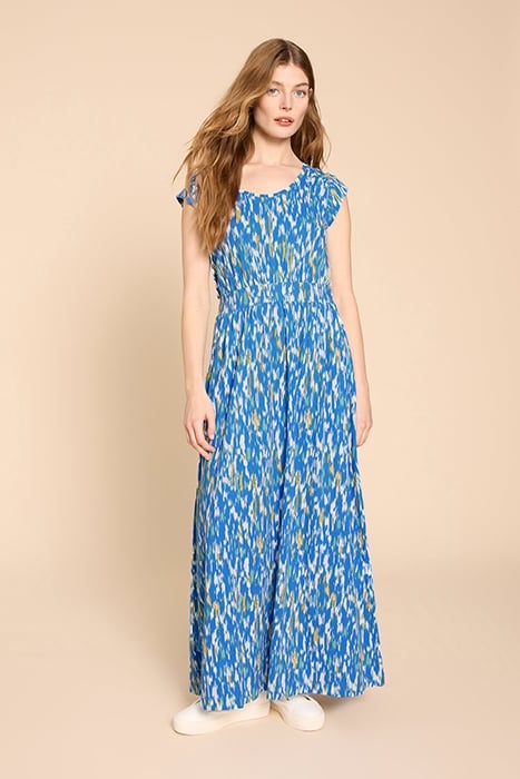 DARCIE JERSEY MAXI DRE BLUE PRINTED 1
