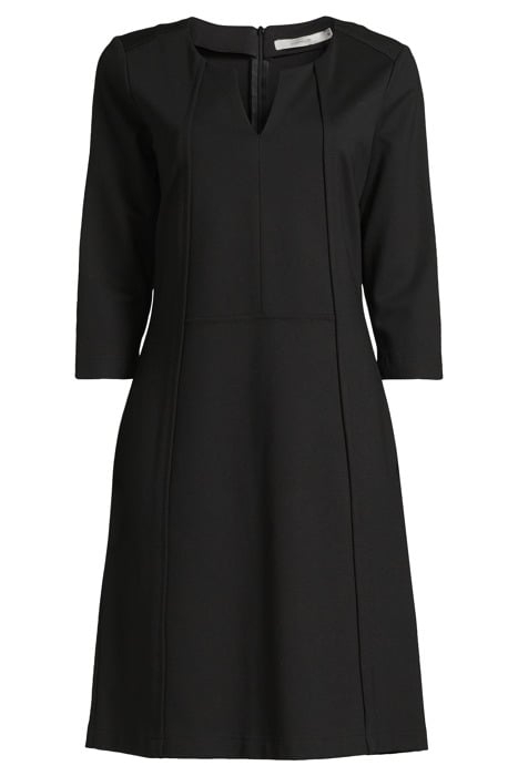 DRESS PUNTO MILANO BLACK 3