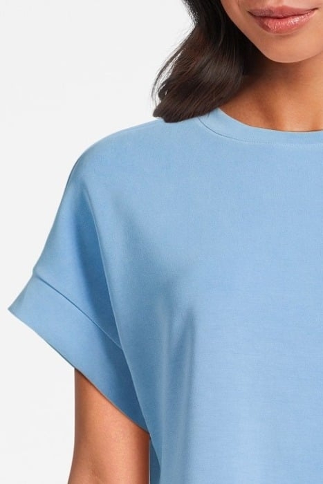 TENCEL PEACHED SHIRT CRUISE BLUE 4